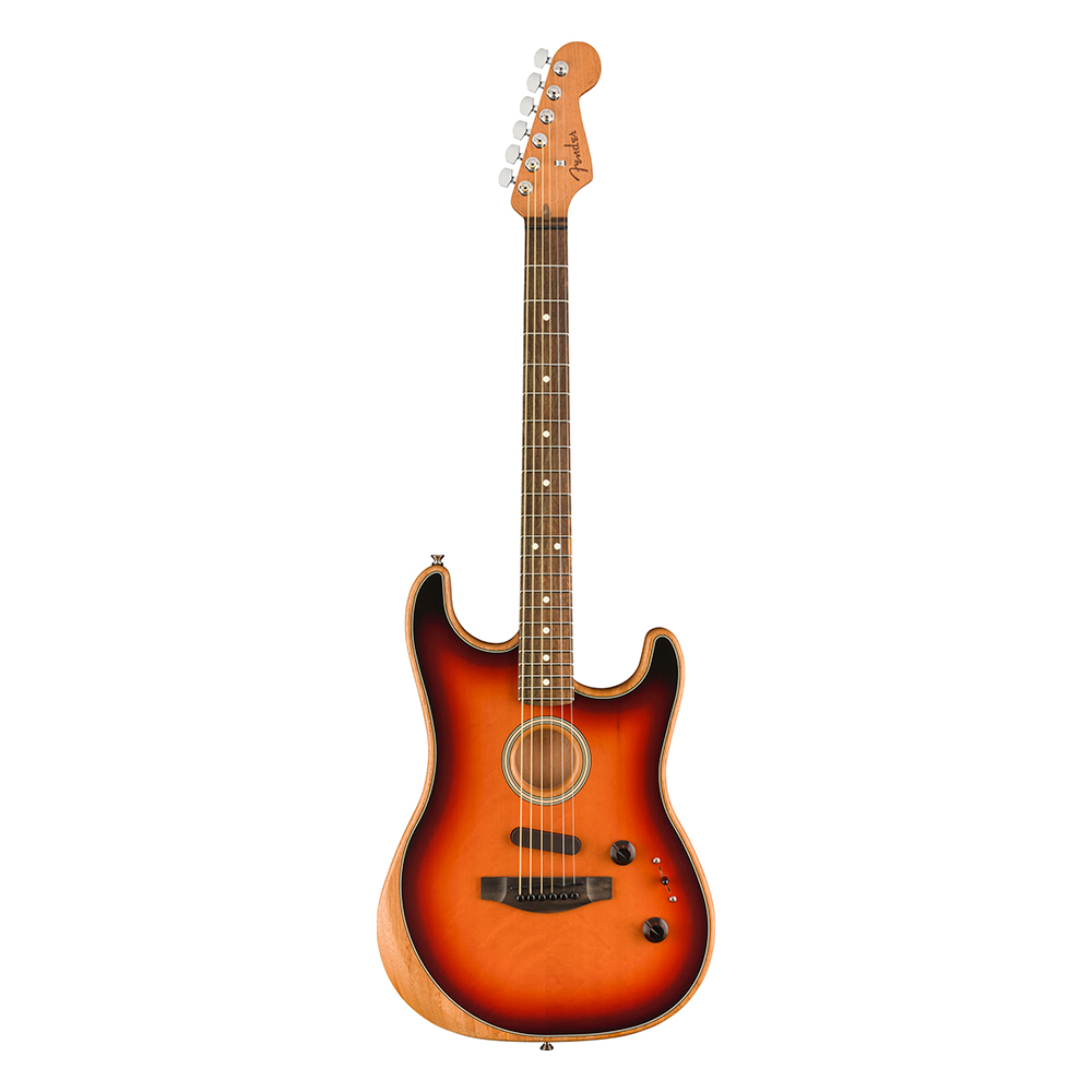 ギター Fender USA acoustasonic stratocaster Fender Acoustasonic Stratocaster 3 Tone Sunburst Fiyatı