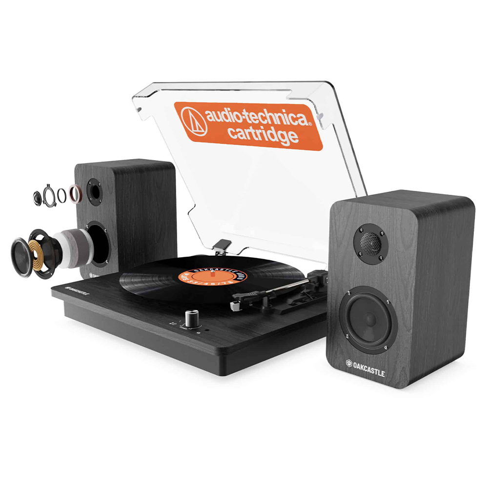 OAKCASTLE TT200 Hoparlörlü Bluetooth Pikap/Plakçalar Fiyatı