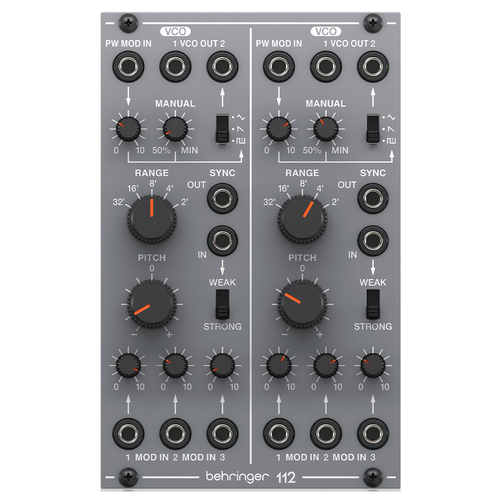 BEHRINGER Eurorack için Efsanevi Analog Çift VCO Modülü