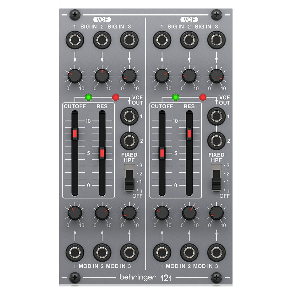 BEHRINGER Eurorack için Efsanevi Analog Çift VCF Modülü