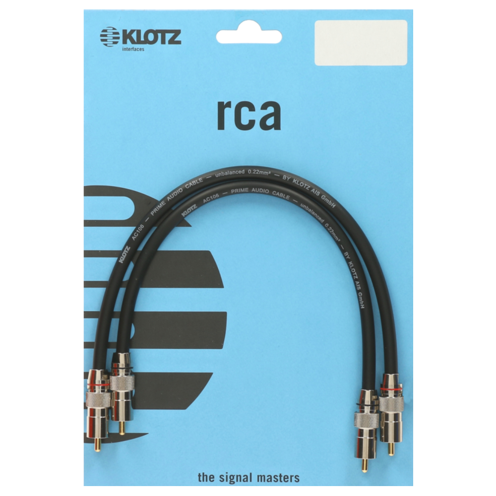 Klotz ALP The Signal Masters Supreme RCA Kablo 1,5m Fiyatı