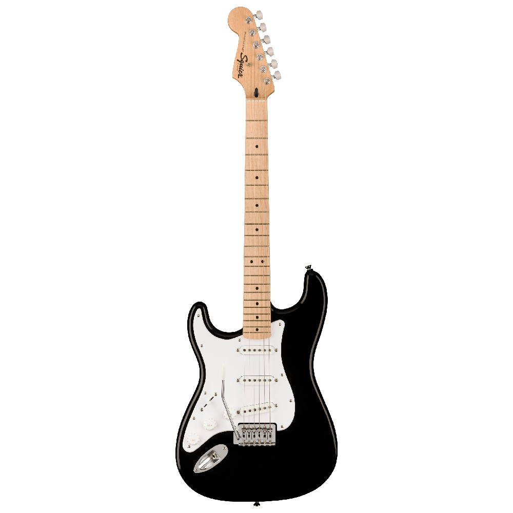 ギター Squier by Fender Stratocaster Squier Sonic Stratocaster LH Akçaağaç Klavye Black Solak Elektro