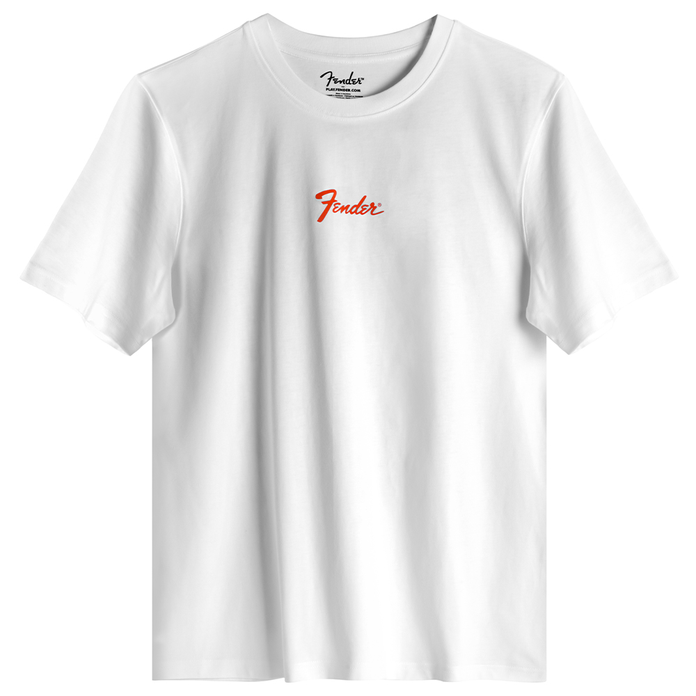 FENDER® Stratocaster Beyaz T-Shirt Fiyatı, Özellikleri | ZUHAL