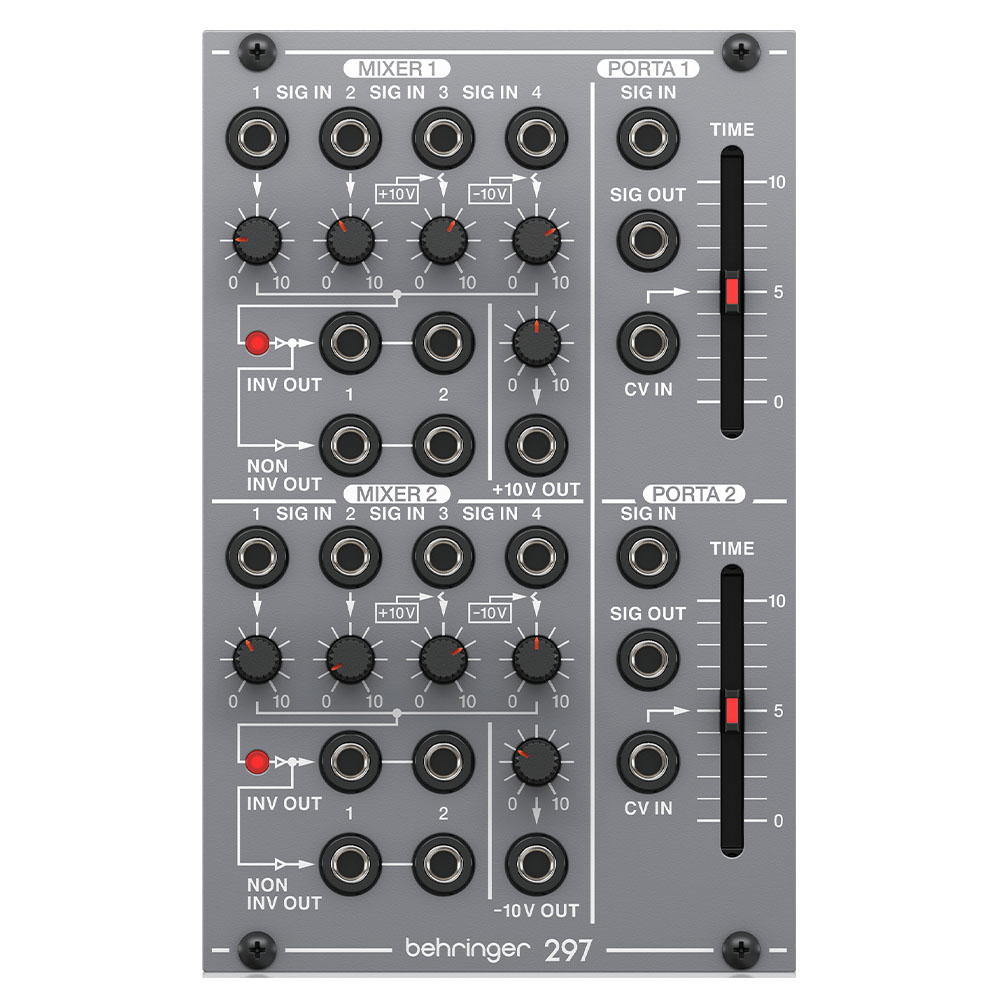BEHRINGER Eurorack için Efsanevi Analog Portamento Denetleyici ve CV Yardımcı Programları