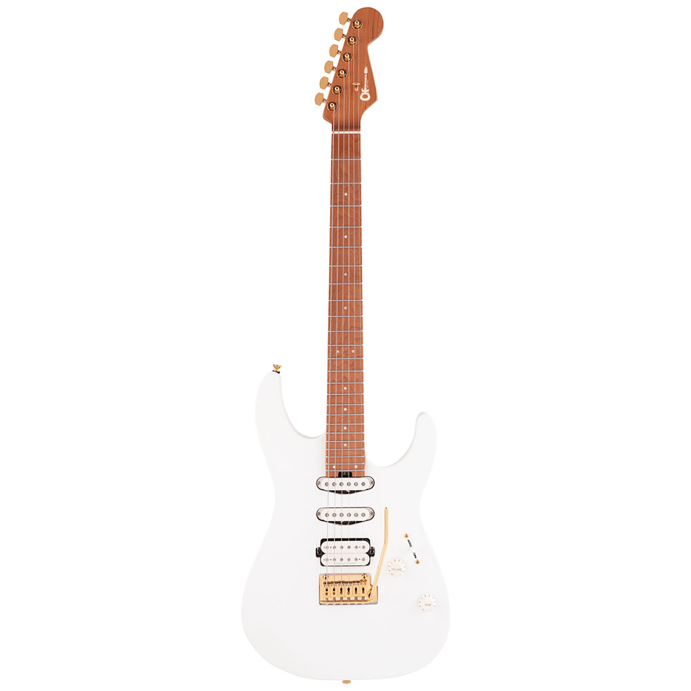 Charvel Pro Mod DK24 HSS 2PT CM Karamelize Akçaağaç Klavye Snow