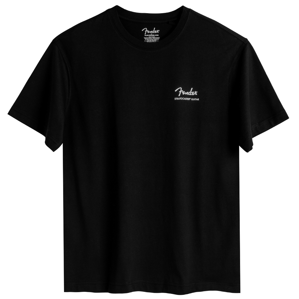 FENDER® Stratocaster Technical Drawing Loose Siyah T-Shirt Fiyatı