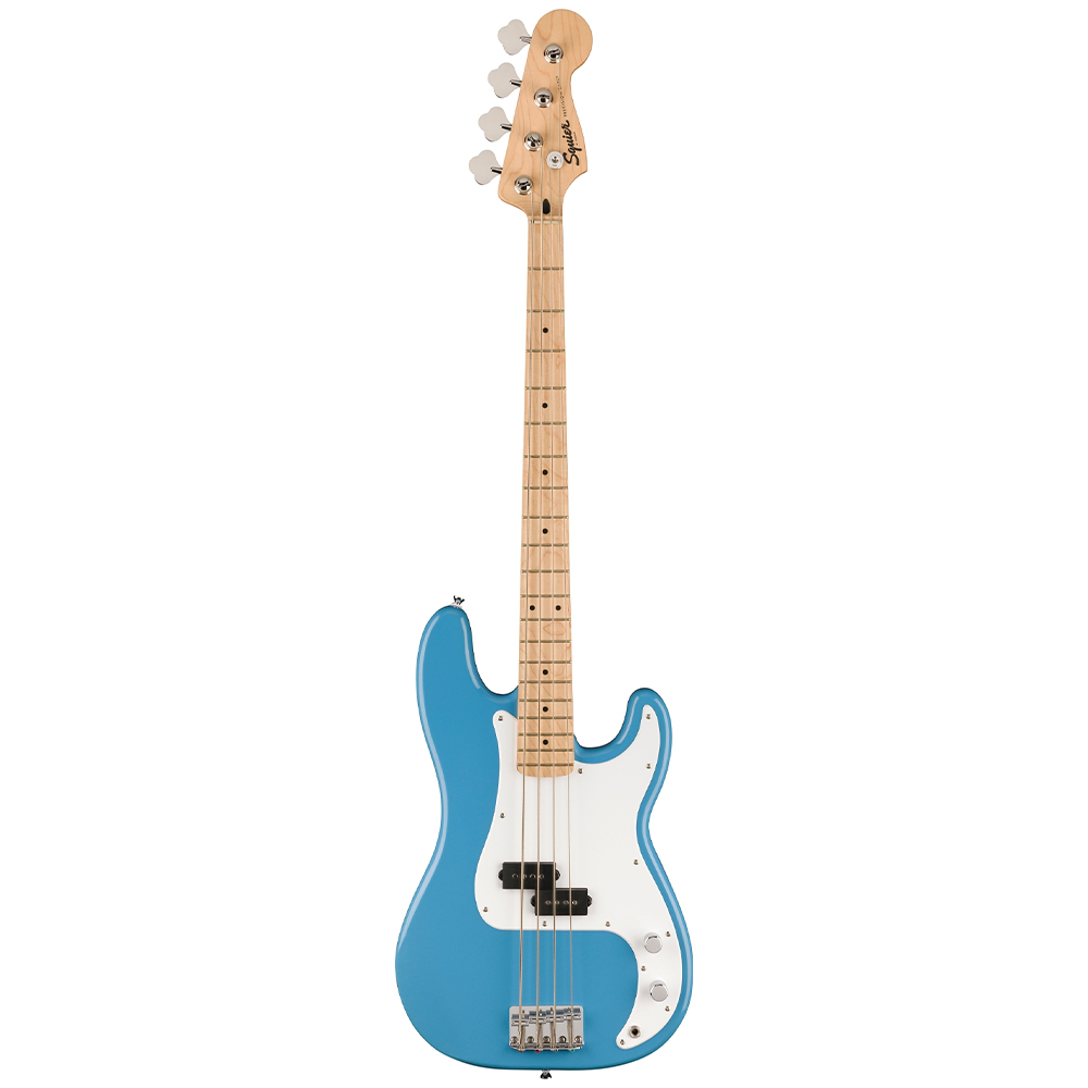 Squier Sonic Precision Bass Akçaağaç Klavye WPG California Blue
