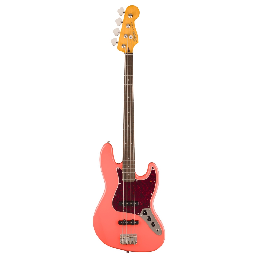 SQUIER スクワイヤ Classic Vibe '60s JazzBass Squier Classic Vibe 60s Jazz Bass Laurel Klavye Tahitian Coral Bas