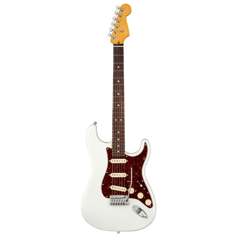 Fender American Ultra Stratocaster Gülağacı Klavye Arctic Pearl