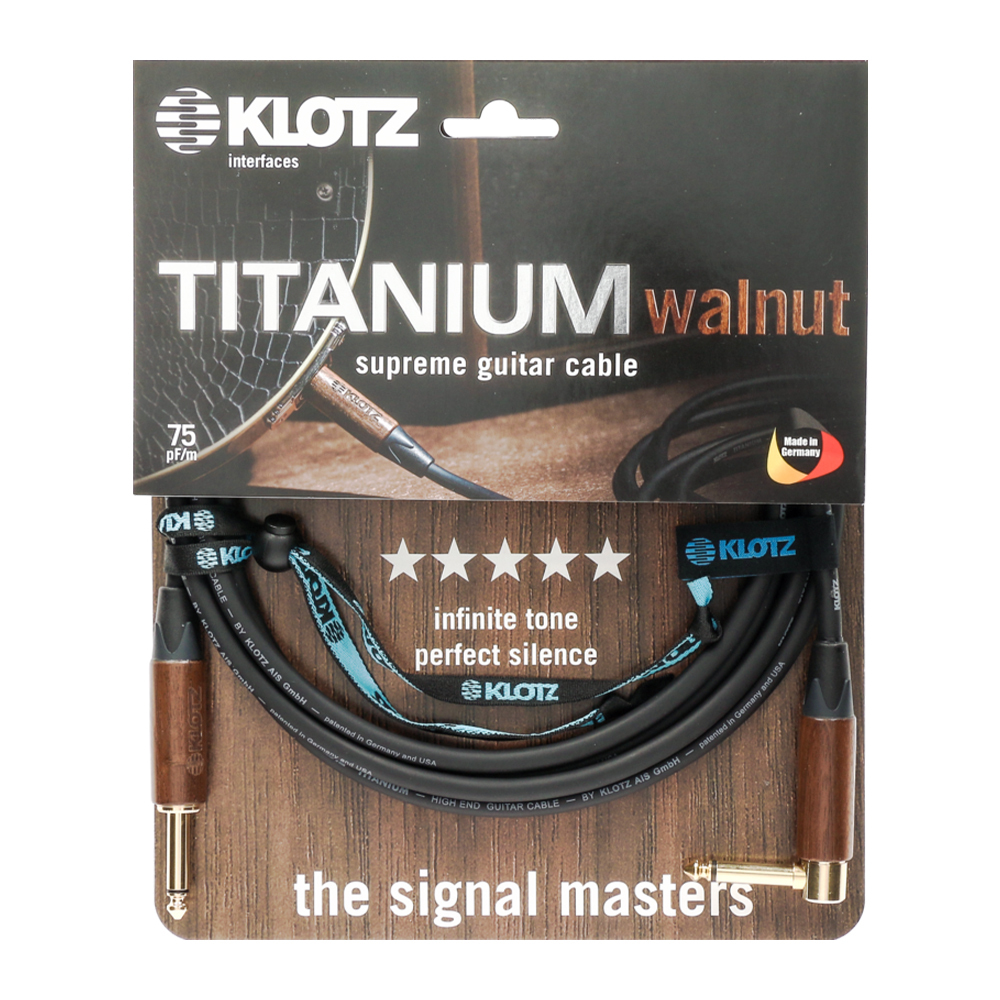 Klotz Titanium Walnut - Ceviz Kaplamalı Üst Düzey Açılı Enstrüman