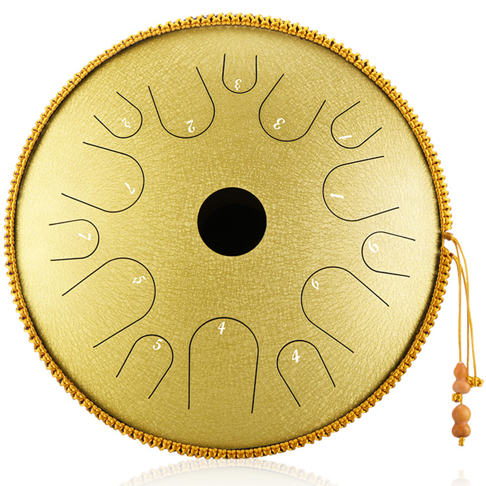 Tongue Drum 14 Notalı Altın Rengi 14″