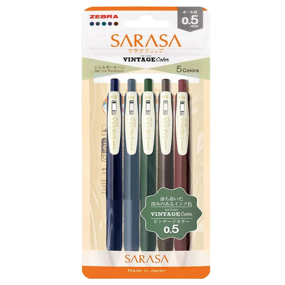 SERVE Zebra Sarasa Clip Vintage Set 1 5c Pet Fiyatı, Özellikleri