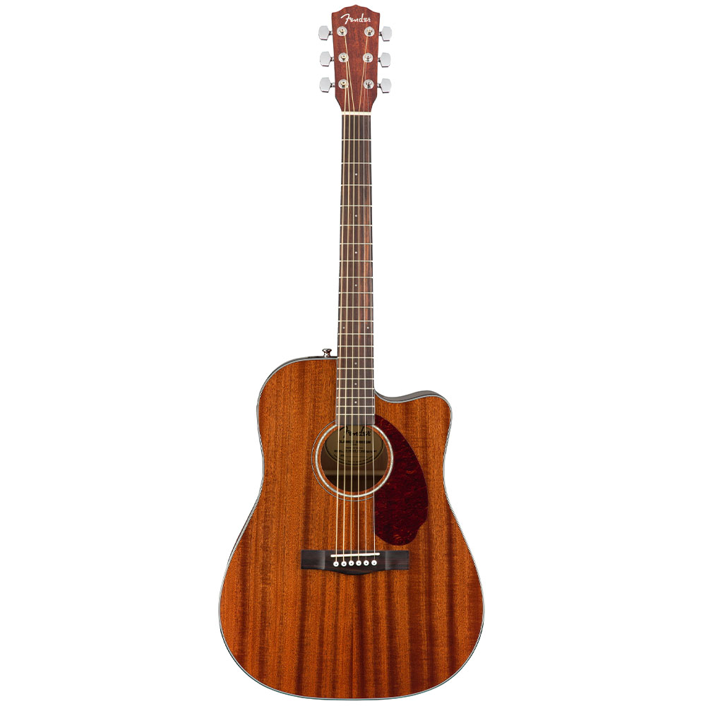 Fender CD-140SCE Dreadnought Ceviz Klavye All-Mahogany Case Dahil