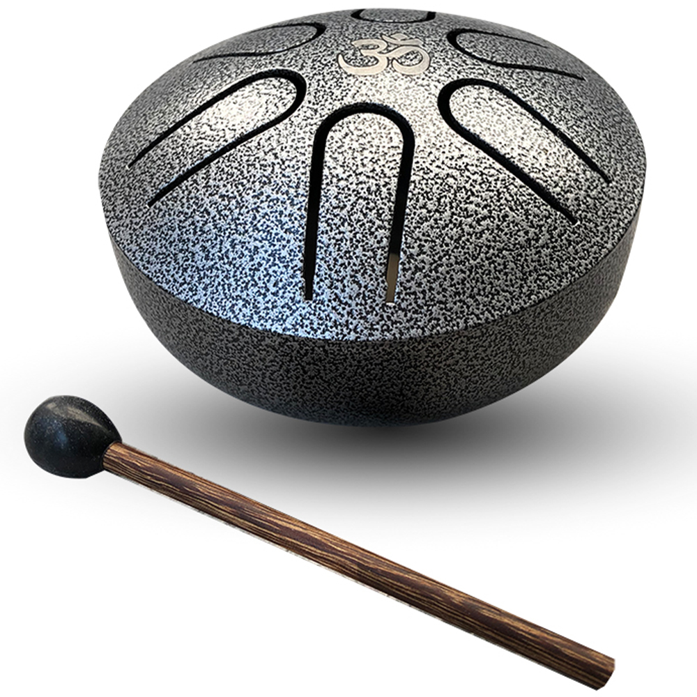 YOGIXO Tongue Drum 3″ Mini 6 Notalı Gri
