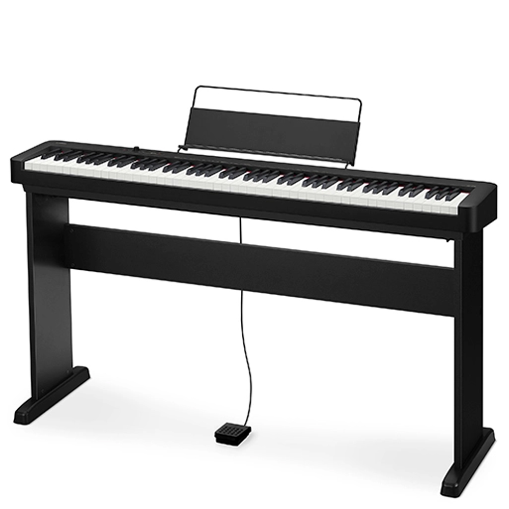 CASIO CDP-S110BKC2 Siyah Taşınabilir Dijital Piyano (Stand Dahil, Kulaklık Hediyeli)