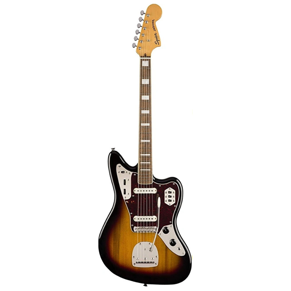 Squier Classic Vibe 70s Jaguar Laurel Klavye 3-Color Sunburst