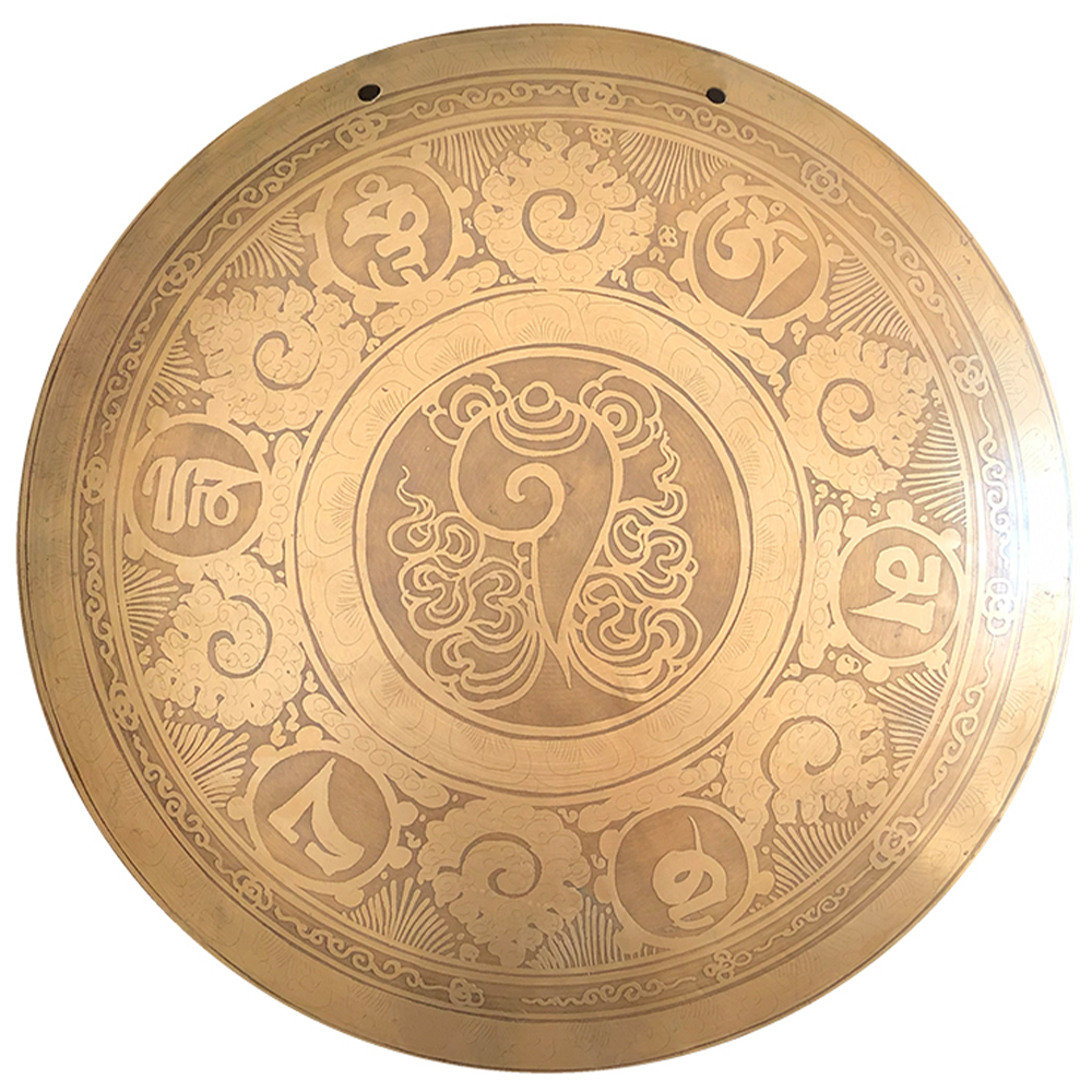 YOGIXO Rüzgar Gongu 35cm Mantra İşlemeli No:1