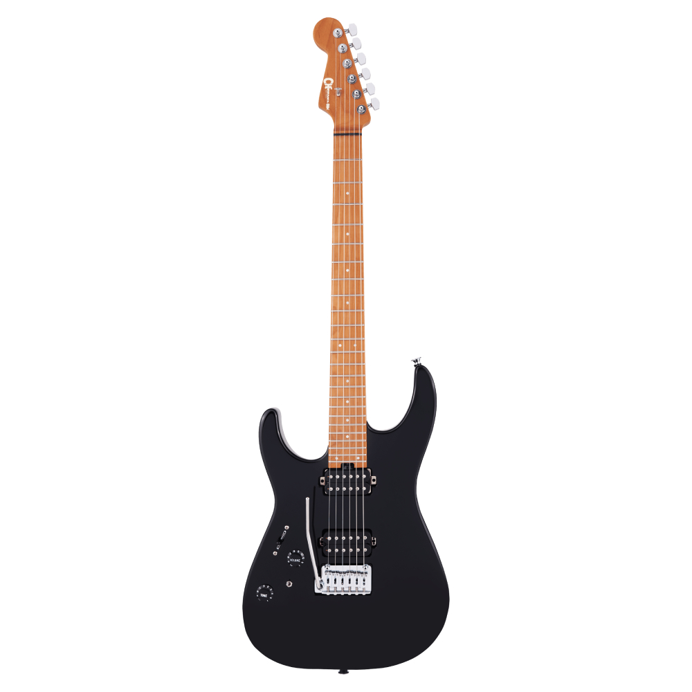 Charvel Pro-Mod DK24 HH 2PT CM Caramelized Fingerboard Gloss Black