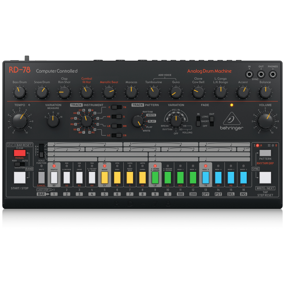 BEHRINGER RD-78 Analog Davul Makinesi Fiyatı, Özellikleri | ZUHAL