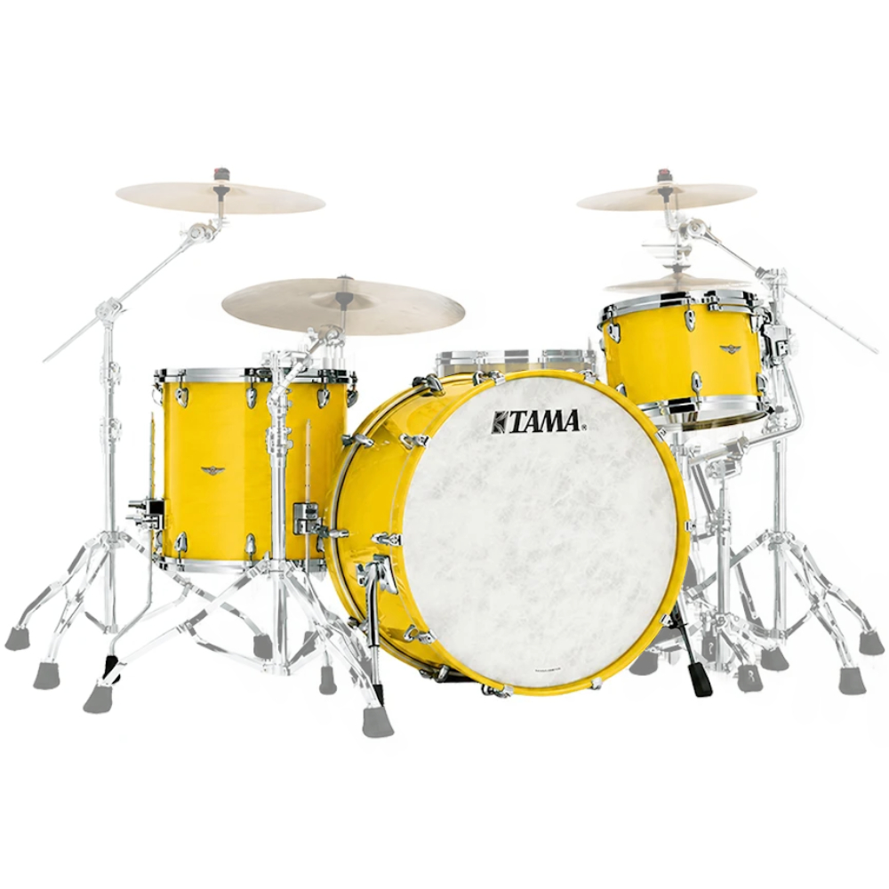 TAMA TW30CZS-SYL STAR Walnut Sunny Yellow Lacquer 3 Parça (20B/12T