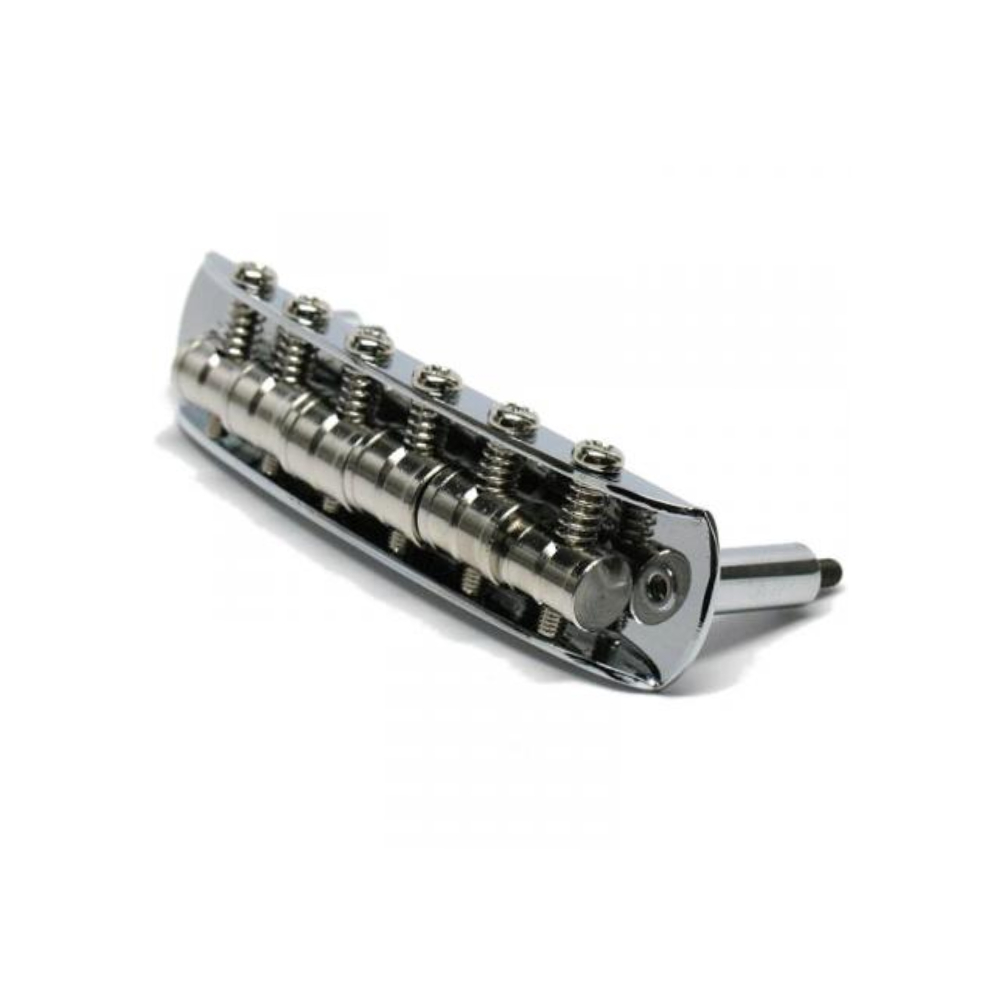 【Mastery Bridge付属】Fender 1966 Mustang Fender Mustang Gitar Bridge Assembly Japan Krom Köprü Yedek Parça