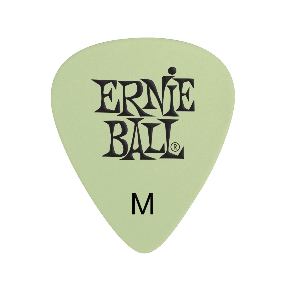 ERNIE BALL P09225 GLOW/DRK Medium Pena (12 Adet )