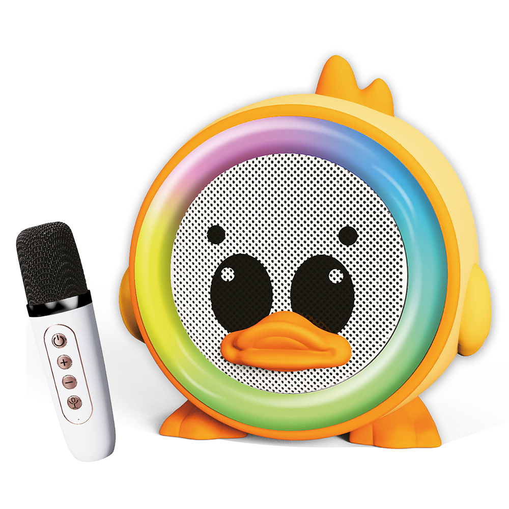 SUNIX 20W 2400 mAh Karaoke Mikrofonlu Ledli Bluetooth Hoparlör