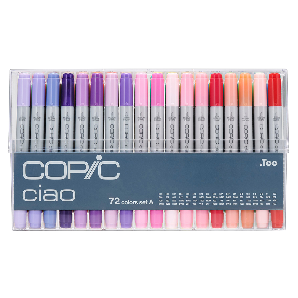 COPIC Ciao 72'lik Set A Fiyatı, Özellikleri | ZUHAL - 50 Yıldır