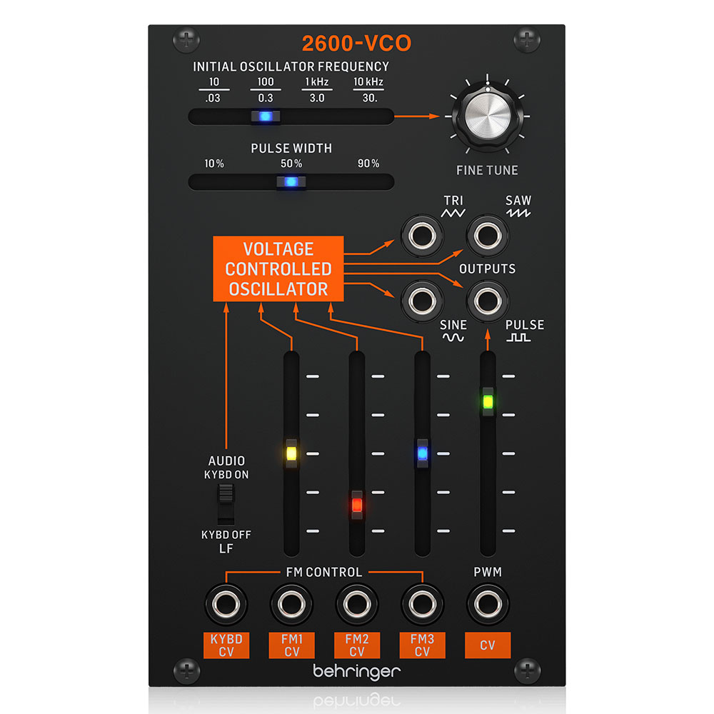 BEHRINGER Eurorack için Efsanevi Analog VCO Modülü