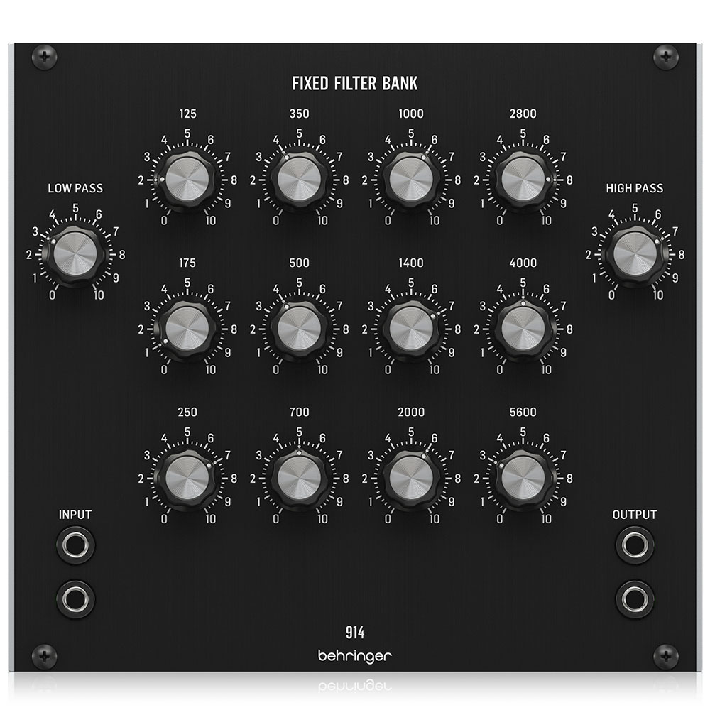 BEHRINGER Eurorack için Efsanevi Analog Sabit Filtre Bankası Modülü