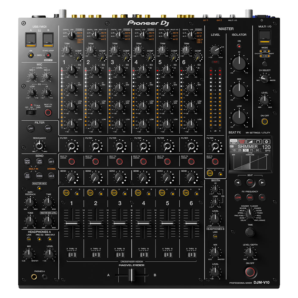 PIONEER DJ DJM-V10 6 Kanal DJ Mikseri Fiyatı, Özellikleri | ZUHAL