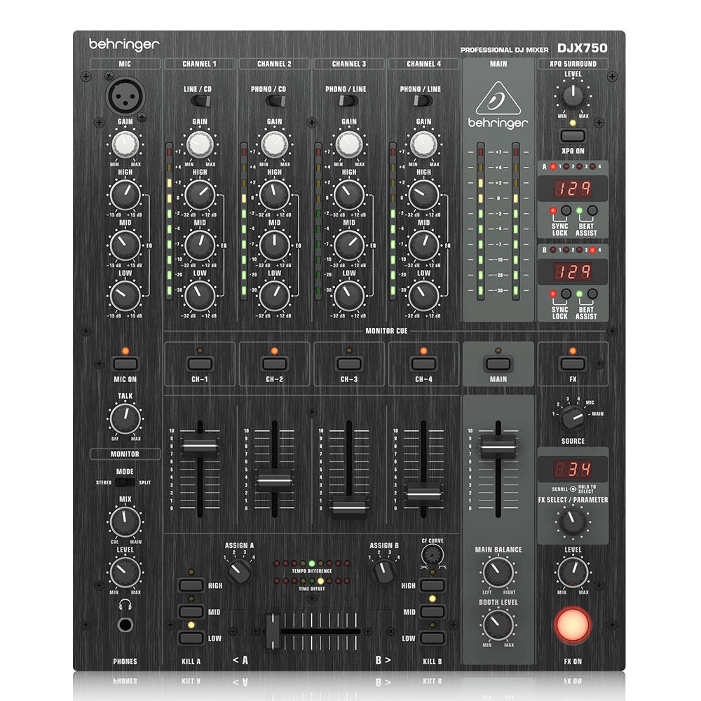 BEHRINGER PRO MIXER DJX750 / DJ Kontrol Ünitesi