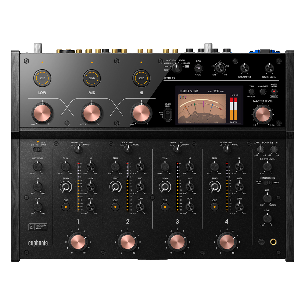ALPHATHETA Euphonia 4 Kanal Rotary DJ Mikser Fiyatı, Özellikleri
