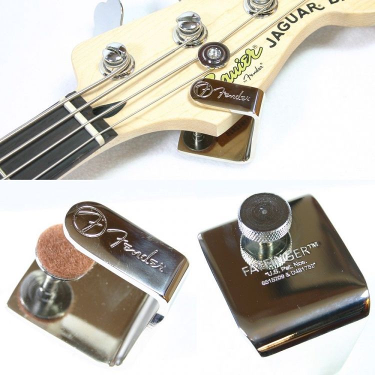 Fender Fatfinger Chrome Sustain Enhancer Bass Zuhal Muzik