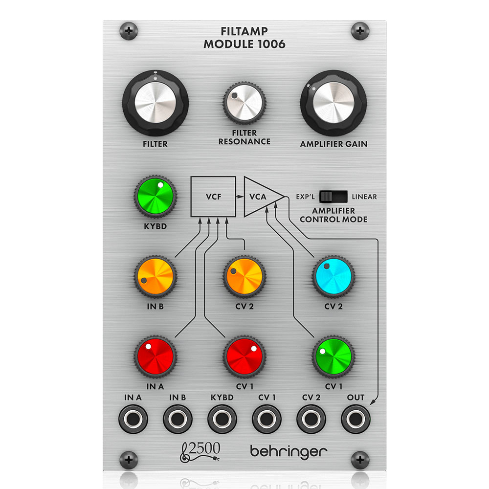 BEHRINGER 2500 Serisi 24 dB Düşük Geçişli VCF ve VCA Modülü