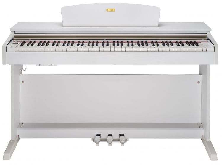 KOZMOS KHP-164SWH Mat Beyaz Dijital Duvar Piyanosu (Tabure &amp; Kulaklık Hediyeli) | Zuhal Müzik