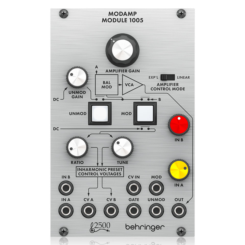 BEHRINGER 2500 Serisi Halka Modülatör ve VCA Modülü