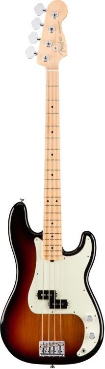 Fender American Pro Precision Bass Akçaağaç Klavye 3-Color Sunburst Bas Gitar