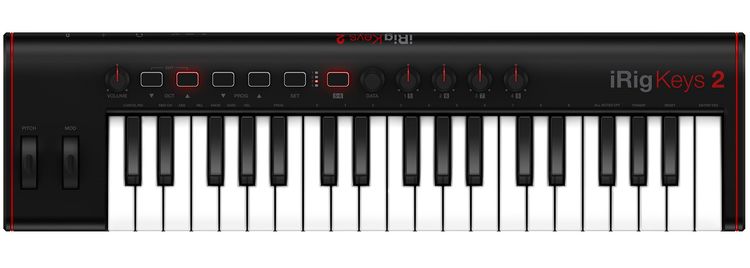 IK Multimedia iRig Keys 2 37-Mini Tuşlu Kompakt MIDI Klavye (iOS